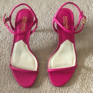 Michael Kors hot pink heels